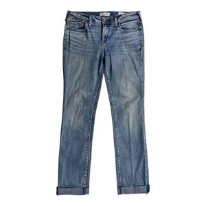 Women’s True Religion Billie Knee Mid Rise Straight Leg Jeans